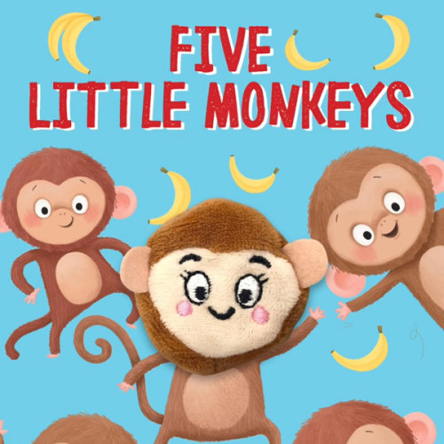 Five Little Monkeys - Children's Finger Puppet Board Book