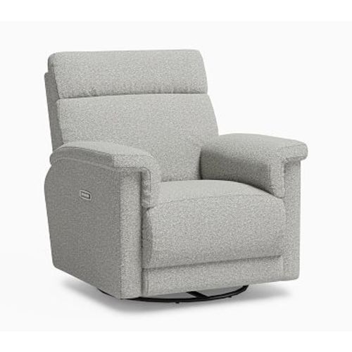 Dream Deluxe Recliner Melange Boucle Light Gray