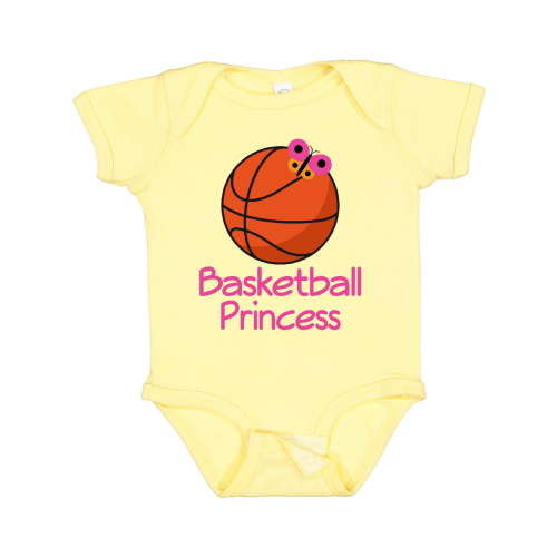 Inktastic Basketball Princess Girls Baby Bodysuit