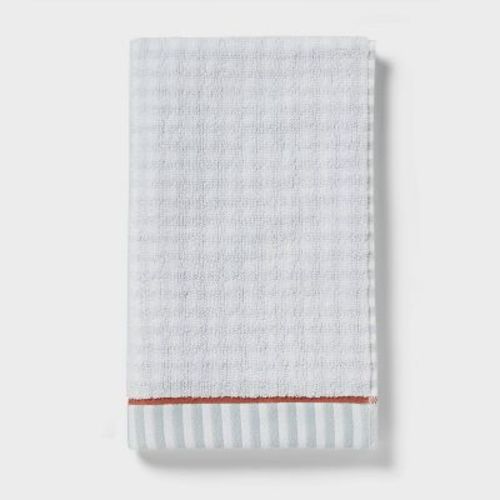 Traditional Gingham Plaid Towel Blue - Threshold™