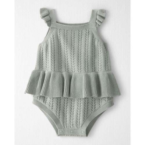 Baby Girl Organic Cotton Sweater Knit Bubble - Little Planet | Carter's