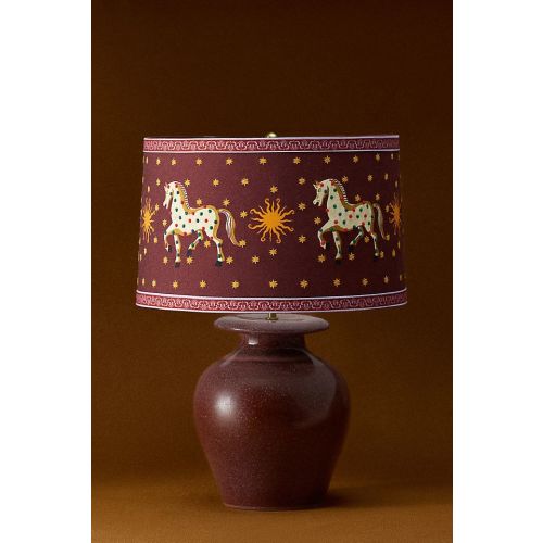 Printed Goods Horse 16" Drum Lamp Shade
