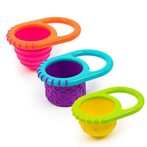 Sassy Flex & Fill Cups 3Piece Bath Toys - Flex & Fill Cups - 3pc