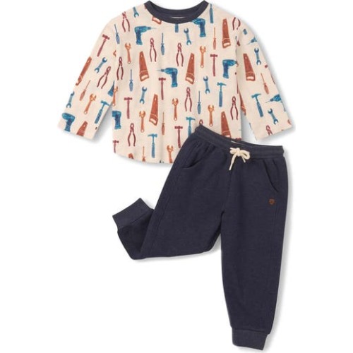 Handyman Long Sleeve Graphic T-Shirt & Joggers Set, 9-12M