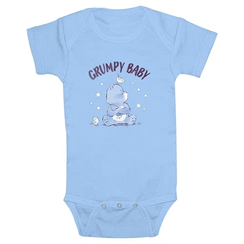 Infant's Care Bears Grumpy Bear Grumpy Baby Bodysuit - Light Blue - 6 Months