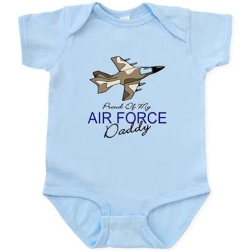 CafePress Air Force Daddy Infant Bodysuit Cute Infant Bodysuit Baby Romper