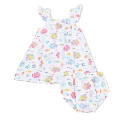 Sunny Coral Reef Fish - Sundress and Bloomer