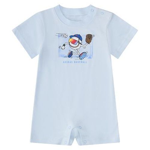 Baby Boy adidas Short Sleeve Baseball Graphic Bodysuit