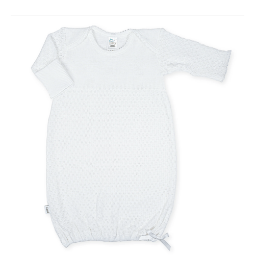 Paty Knit Overlap Shoulder Gown – PatyInc