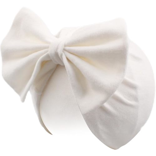 PESAAT Baby Girl Turban Newborn Hats Spring Cotton Newborn Beanies for Girls 0-6 Months