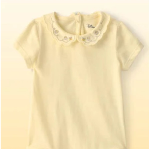 Baby Girl Disney© Winnie the Pooh Embroidered Scalloped Collar Bodysuit - Yellow - OshKosh B'gosh | Carter's