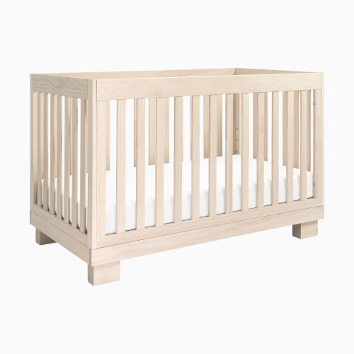 babyletto Modo 3-in-1 Convertible Crib with Toddler Bed Conversion Kit - Washed Natural