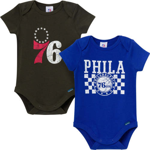 2-Pack Baby Neutral Philadelphia Sixers Bodysuits – Gerber Childrenswear