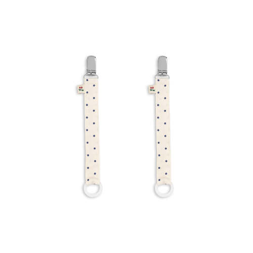 2 PACK PACIFIER STRAP - estate dot