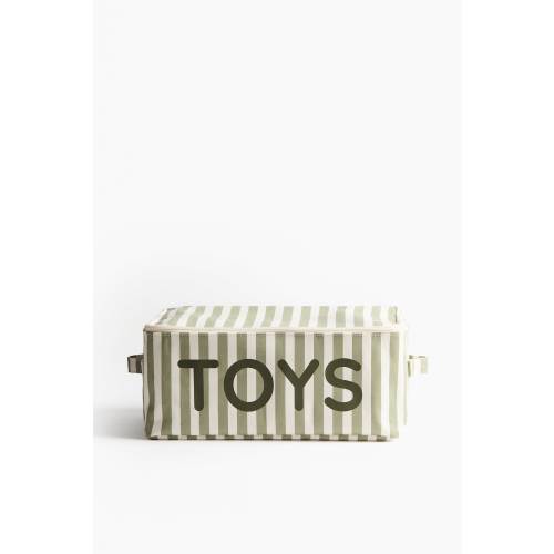 TOY STORAGE BASKET WITH LID