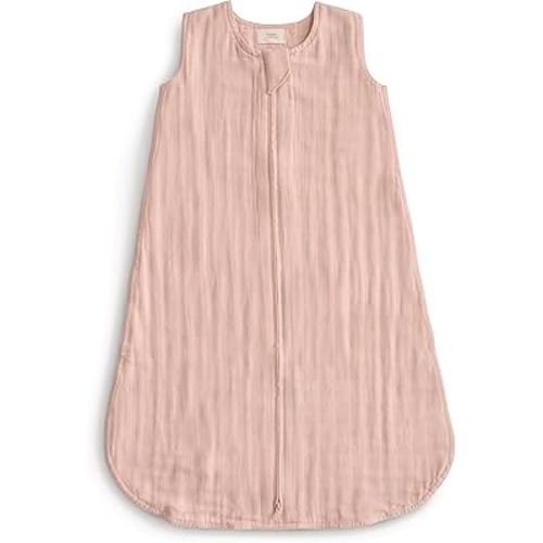 mushie Baby Wearable Blanket | 100% Organic Cotton Muslin | Sleeping Bag For Infants (Blush)