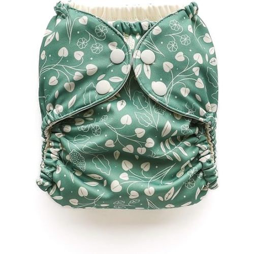 Esembly Cloth Diaper Cover, Botany, Size 2 (18-35lbs)