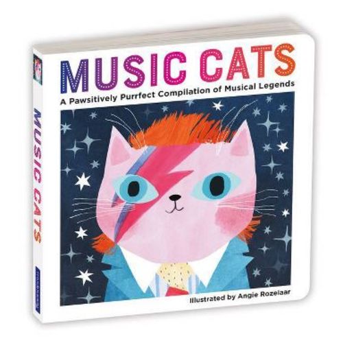 Music Cats Board Book - by Mudpuppy