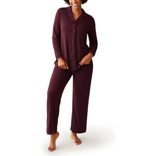 Kindred Bravely Clea Maternity Pajamas & Postpartum Lounge Sets for Women, Long Sleeve Nursing Pajamas