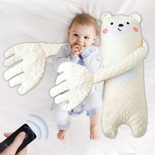 inostor™-Soothing Bear Hug Baby Pillow with Remote Control