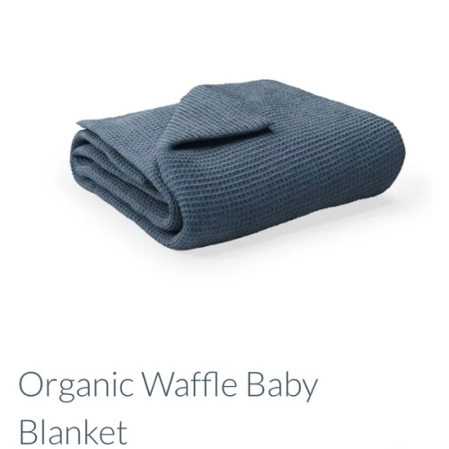Organic Waffle Baby Blanket