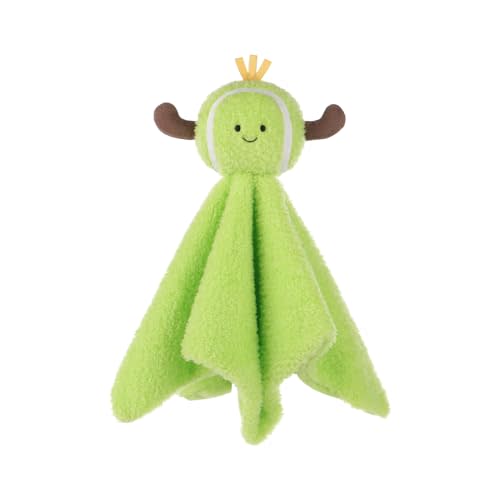 Apricot Lamb Tennis Blanket Soft Loveys for Babies, Security Blanket for Baby Boy and Girl, Infant and Toddlers 13.8x13.8 Inches