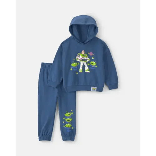 Toddler Boy 2-Piece Buzz Lightyear Long-Sleeve Hoodie & Pant Set - Blue | Carter's