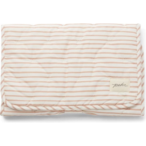Pehr On the Go Coated Organic Cotton Changing Pad, Petal