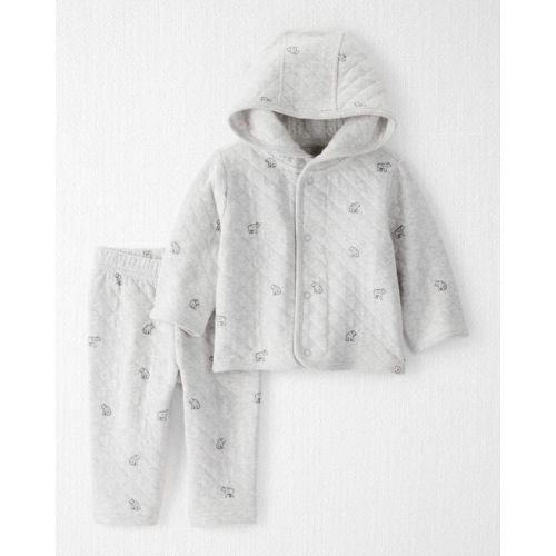 Baby Girl 2-Piece Cardigan & Pants Set Made with Organic Cotton - Little Planet | Carter's