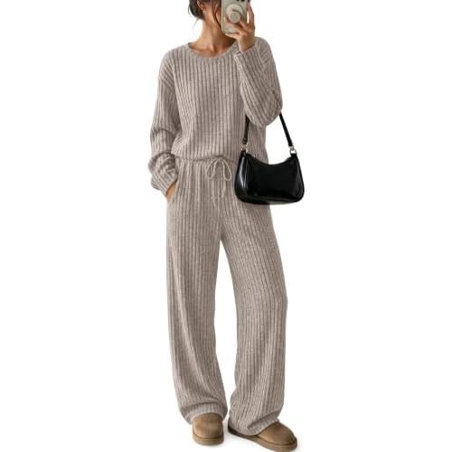 LILLUSORY Womens Lounge Sets 2 Piece Matching Pajamas Fall Outfits 2026