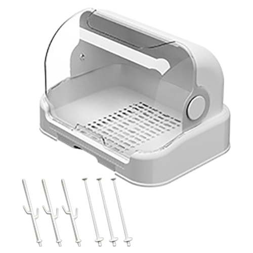 Baby Bottle Drying Rack,Baby Bottle Drying Box Cutlery Box Container with Cover,Baby Bottle Drying Rack Dish Rack with Cover,Bottles Storage Box,Dish Strainer Basket for Kitchen Dish Drainers Racks