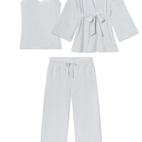 LAKE | Women | DreamModal® Pajamas | Fog Maternity Kimono Bundle
