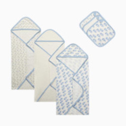 Small Story 6-Piece Organic Bath Time Set - Rain Drops