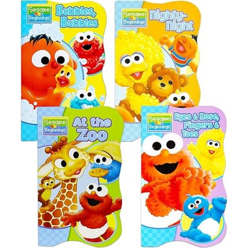 Sesame Street Beginnings Board Books - Set of Four