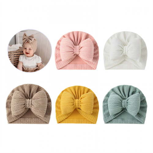 TELOLY 5Pcs Baby Hats,Perfect Fit Newborn Hats,No Slipping Or Shifting Baby Hat,Multicolor2