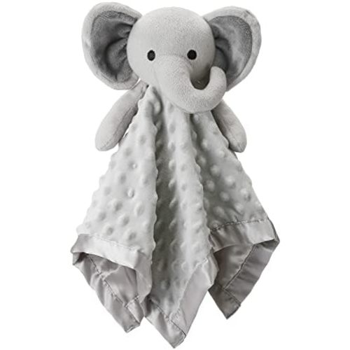 Pro Goleem Elephant Loveys for Babies Soft Security Blanket Infant Snuggle Toy Stuffed Animal Blanket Baby Registry Search Baby Boy Gifts for Infant and Toddler Gray 16 Inch