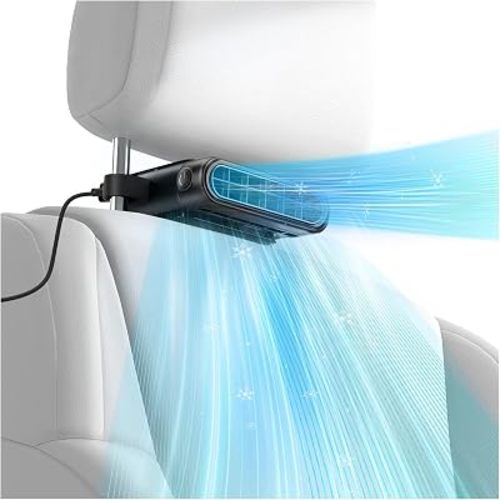 Car Seat Fan with Dual Seatback Cooling Airflow for Driver & Kids