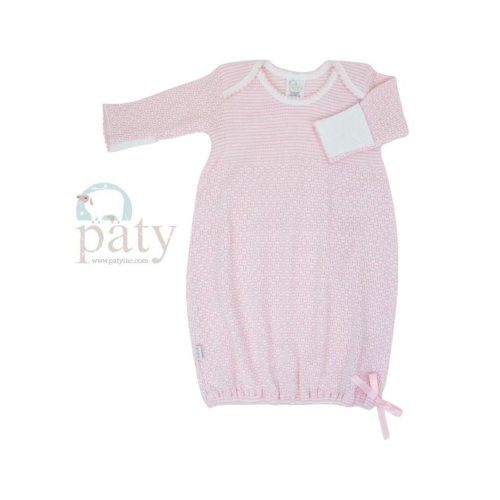215 Lap shoulder Gown pink - Spoiled Sweet Boutique