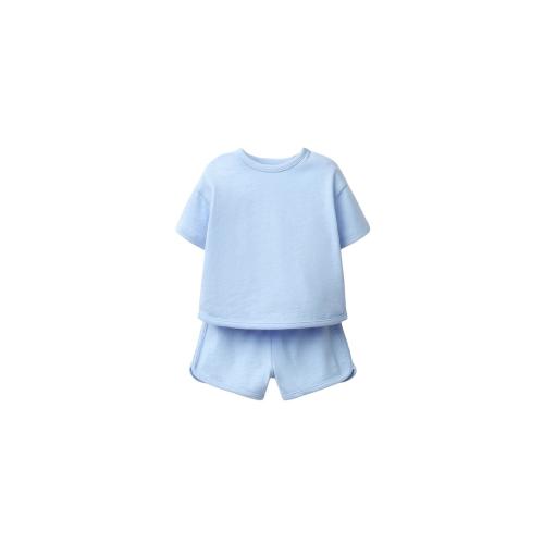 FLAMÉ T-SHIRT AND BERMUDA SET - Light blue | ZARA United States