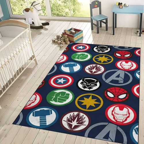 Superhero Rug, Marvel, Gift, Children's and Teen Room Rug
