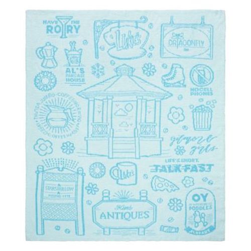 Jay Franco Gilmore Girls Fuzzy Feather Knit 50x60 Throw Blanket