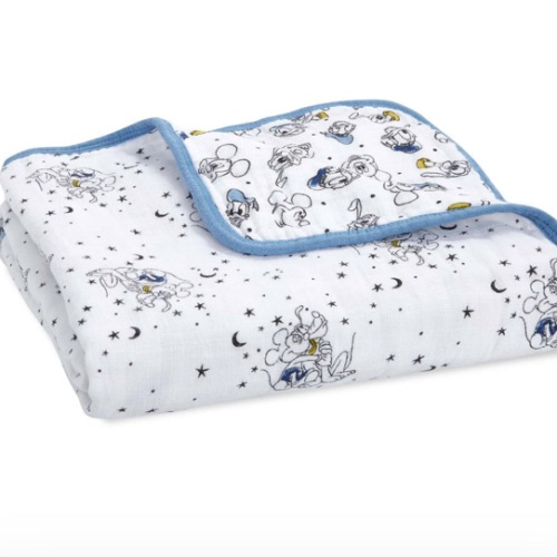 Mickey Stargazer Muslin Blanket | aden + anais