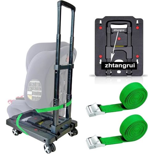 Car Seat Dolly for Airport, Black