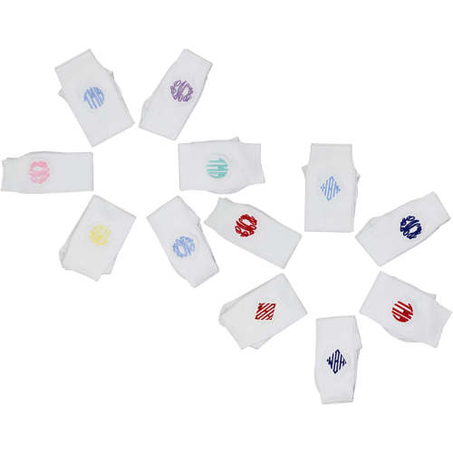 Monogrammed Knee Socks
