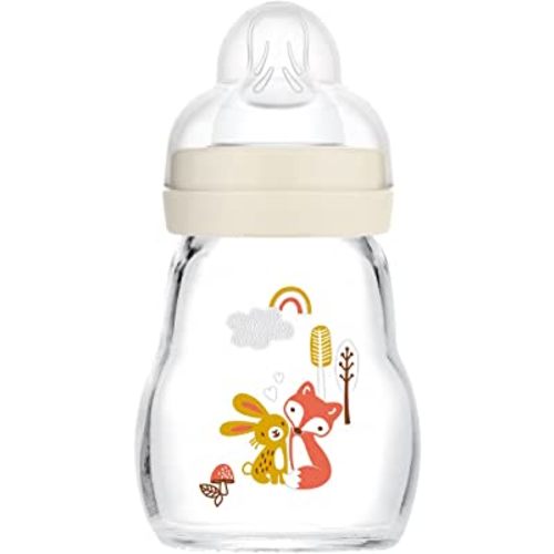 MAM Feel Good Glass Bottle (170 ml, Unisex)