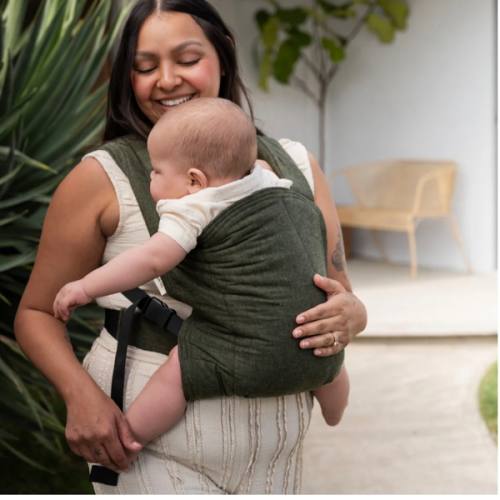 Grove Lark Baby Carrier | Dark Green Soft Structured Carrier | hope&plum
