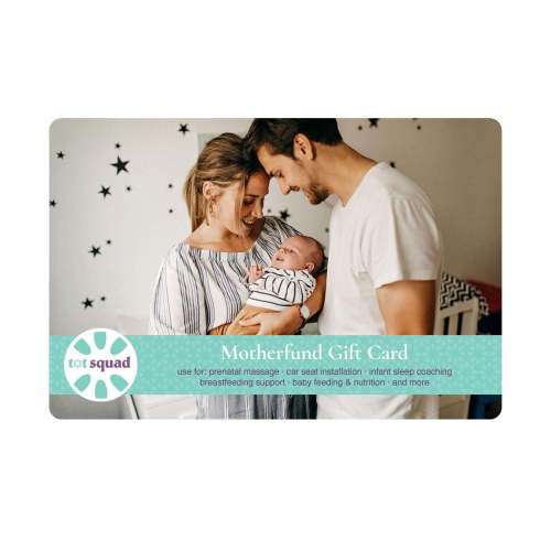 “Motherfund” Baby Registry Gift Card - Services for Every Stage of Parenthood - Powered by Tot Squad $25 eGift Card [Email Delivery]