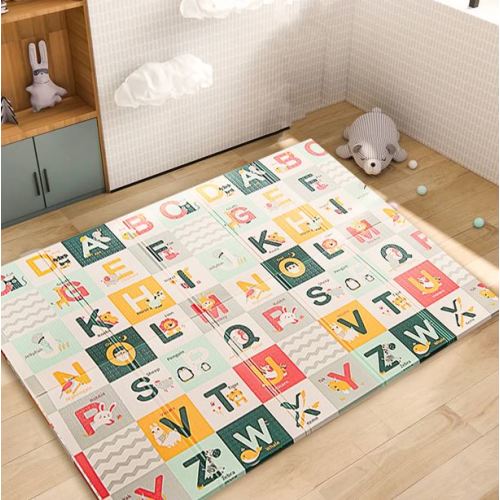 LETTERS 70" x 60" Cushion Pad Mat for Baby Playpen