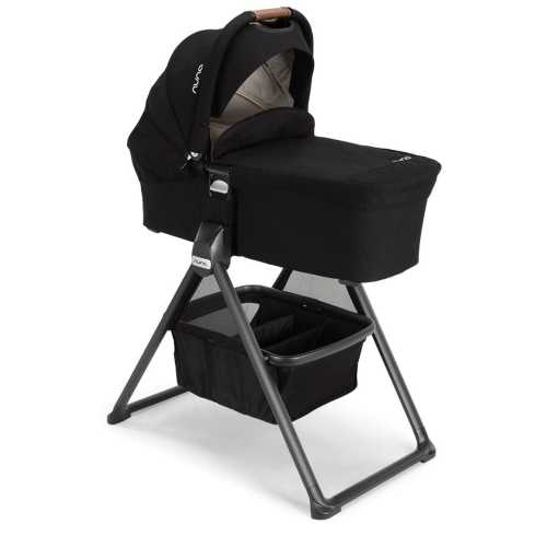 Nuna MIXX Series Bassinet + Stand - Caviar