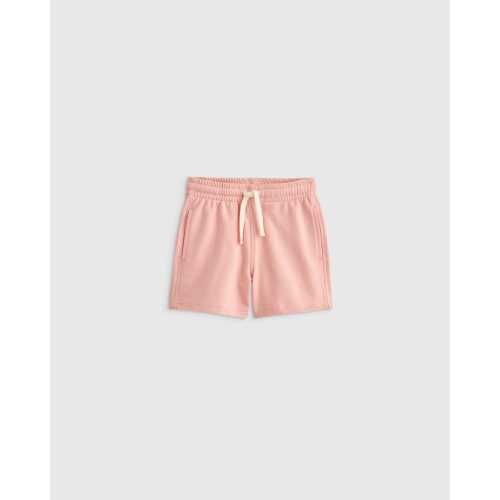 100% Organic Cotton French Terry Short in Coral Pink